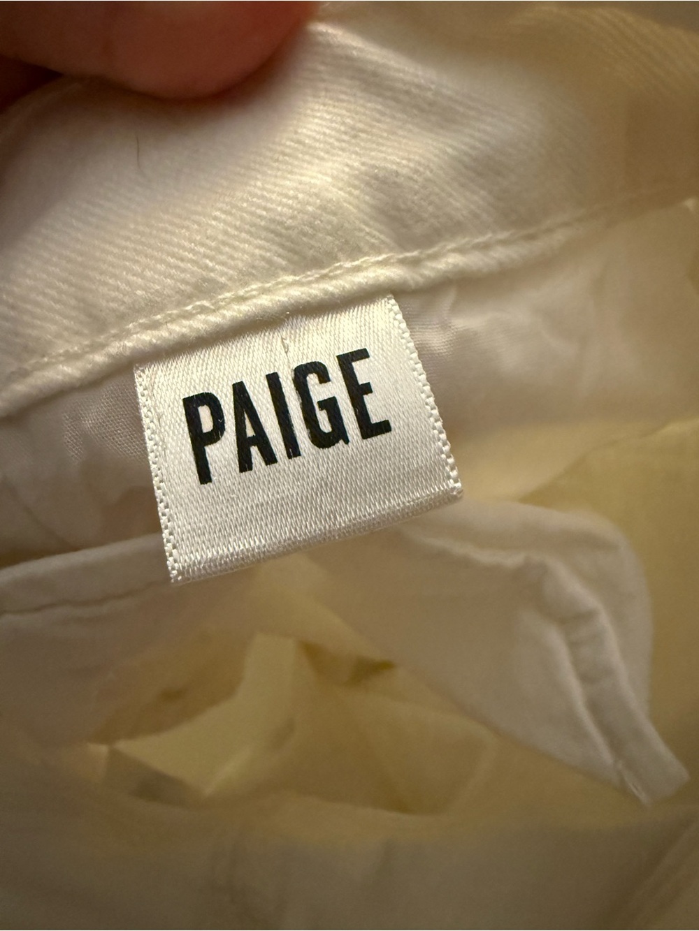 PAIGE Cream Skinny Jeans - Picture 6 of 6